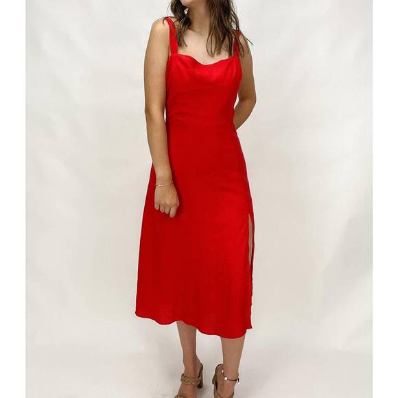 Lucy Paris | Dresses | New Lucy Paris Aniyah Corset Dress In Red | Poshmark